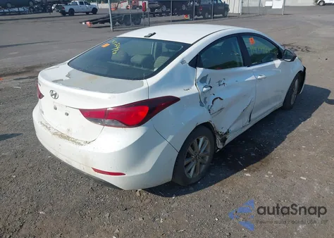 2016 Hyundai Elantra Se из США, поврежденный, VIN 5NPDH4AE3GH683949